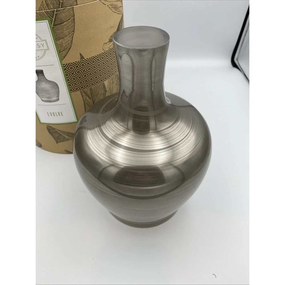 Scentsy Diffuser Teardrop Shade EVOLVE Smoky Gray Color‎ in Original Open Box